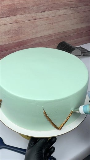 Tropical Palm Tree Cake 🌴 #Shorts