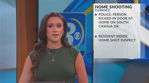 Person who kicked in door of Florence home in critical condition after being shot by resident, police say