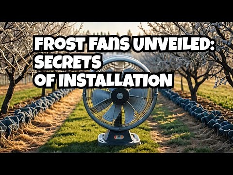 Frost Fans: Discover the Secrets of Installation in orchard