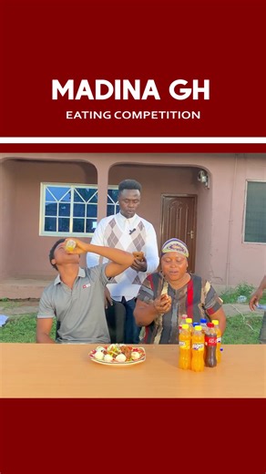 Exciting Chicken and Drink Eating Competition in Madina