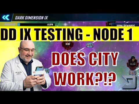 DD9 Node 1 — Can City Team Do It? Save Your Characters! | Marvel Strike Force