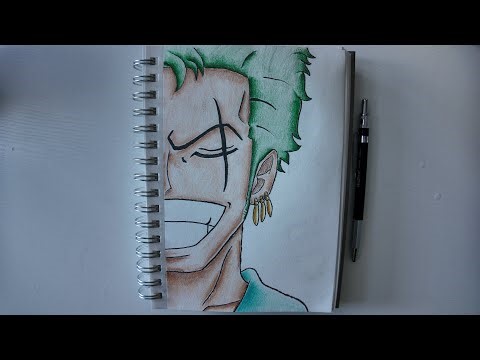 Easy Zoro Drawing Tutorial | One Piece Anime Art for Beginners