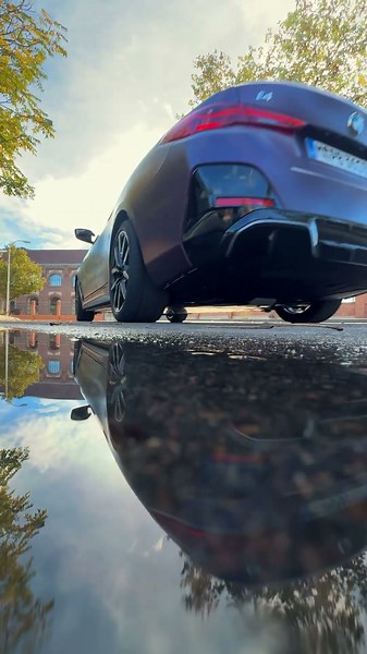New favourite angle just dropped. | The #BMW i4.