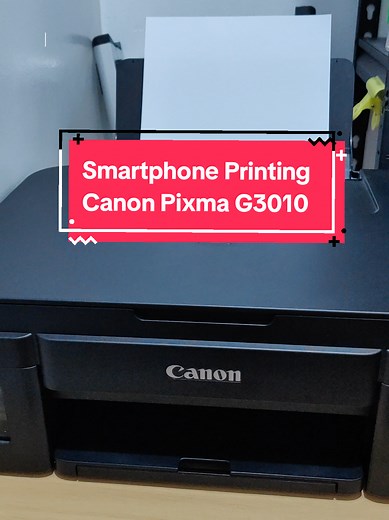 Imprimindo com o Canon Pixma G3010 pelo Smartphone