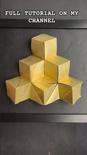 Origami Tesselation DIY #tessellation #origami #diy