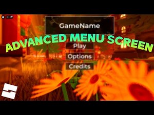 *FREE* Advanced MainMenu System Roblox Studio