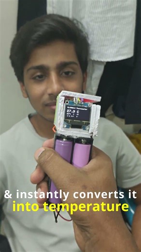 I Made A Temperature Gun using MLX90614 & ESP32 #esp32 #electronics