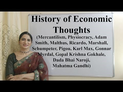 History of Economic Thoughts