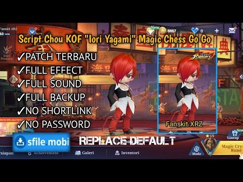Script Skin Commander Chou KOF Iori Yagami Magic Chess Go Go | Full Effect | Patch Terbaru
