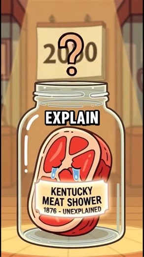 Meat Fell From the Sky in 1876 and No One Knows Why #believeitornot #ytshorts #1950s