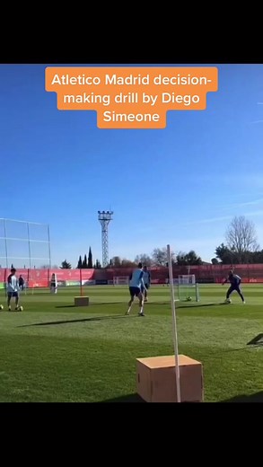Atletico Madrid Decision-Making Drill by Diego Simeone