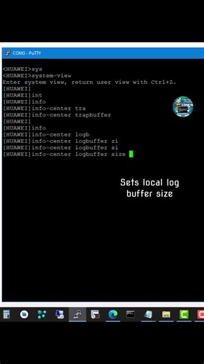 How to Configure Syslog (System Logging Protocol) on Huawei Device #huawei #huaweiswitch