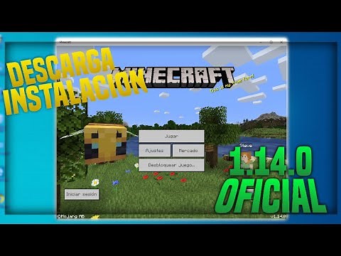 ¡MINECRAFT WINDOWS 10 EDITION 1.14.0 OFICIAL!| DESCARGA E INSTALACIÓN.
