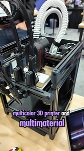 Worlds smallest multi tool - multi color - and obviously multi material 3d printer is here. Look at it!!! Almost as big as my HAND!!!!!!🤚. Will be available soon too. By @bondtech3d And it does not purge!!!! Special thanks to @unclejessy4real for letting me know about this device. Otherwise I might miss it @rapid_event have very cool stuff around. Day 3 is tomorrow. #3dprinting #3dprintingcommunity #rapidtct #multicolour | 3DPrintingDoctor