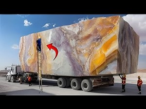 How They Make $100,000 Luxury Building Stones