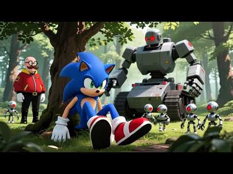SONIC vs Dr. Eggman: EPIC Robot Army BATTLE in the Forest!