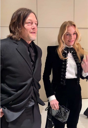 #dianekruger #normanreedus #giorgioarmani #pfw #tiktofashion | norman reedus and diane kruger
