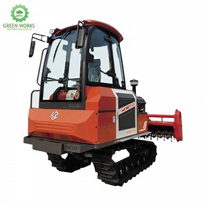 [Hot Item] Custom 1gzl-230 Self-Propelled Track-Type Agricultural Drilling Machine Rotavator with 2300mm Working Wide