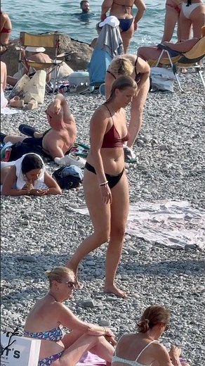 Nice, France: Nice Beach Delights - 4K Summer Coastal Scenes