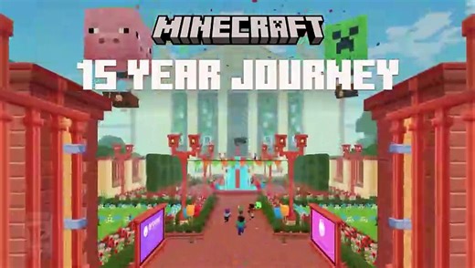 Minecraft - 15 Year Anniversary Map Trailer