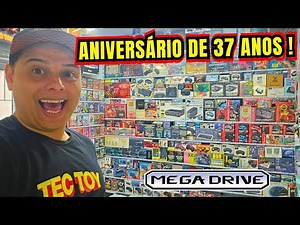 ANIVERSÁRIO DE 37 ANOS do MEGA DRIVE !