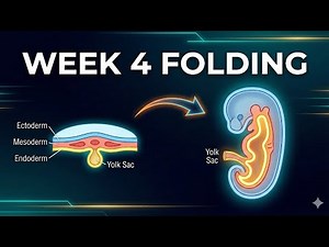 Embryonic Folding Explained (Week 4) | Cephalocaudal & Lateral Folding + Gut Tube Formation
