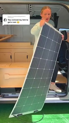 Flexible Solar Panel for Car Roof - New Electrical Features for Van Build