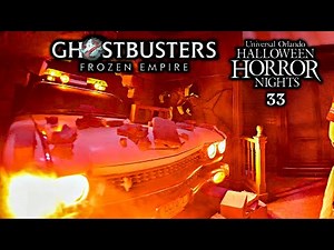 2024 Ghostbusters Frozen Empire Haunted House 4K POV HHN 33 Universal Studios Florida Orlando