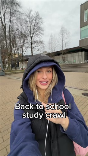 Fun little back to school study crawl 🥰 #studyvlog #studytok #studywithme #studying #studyfetch