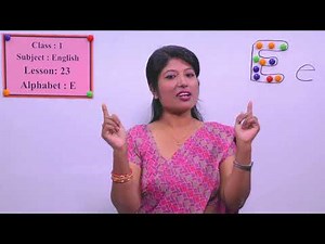 18. Class-1 । English । Lesson-23 । Alphabet E ।
