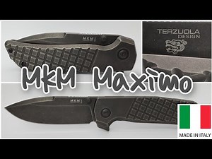 MKM MAXIMO Bob Terzuola Tactical Titanium Knife
