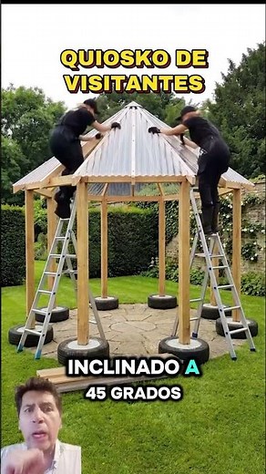 El SECRETO para un quiosco de jardín ESTÉTICO y muy ECONOMICO