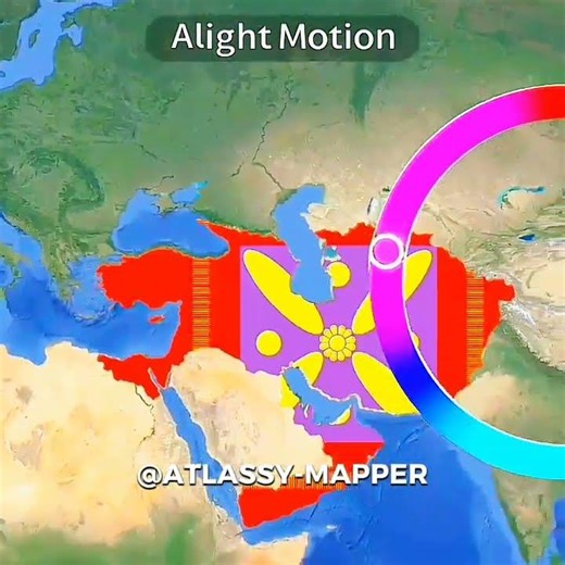 COLOR WHEEL ON MAP #الاطلسي #اشتراك #history #geography #europe #geography #edit #map
