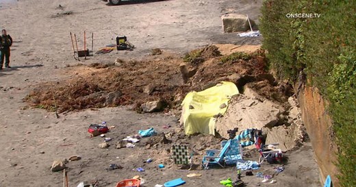 At least 3 people dead in California beach cliff collapse