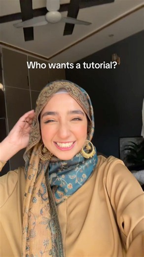 Eid hijab tutorial? Attached the link x