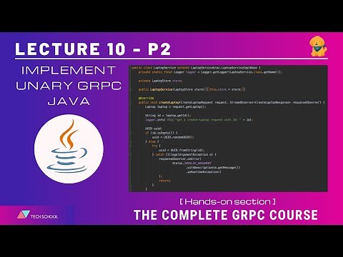 [gRPC #10.2] Implement unary gRPC API - Java