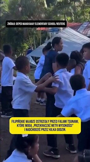 TRZĘSIENIE ZIEMI NA FILIPINACH. DRAMATYCZNE NAGRANIE Z JEDNEJ ZE SZKÓŁ