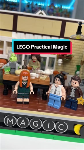 “There’s a little witch in all of us.” I’m SO excited to reveal my newest one of a kind, original LEGO build based on “Practical Magic,” one of the best fall movies 🔮🍁 #lego #legomoc #practicalmagic #halloween #spookyseason #practicalmagictiktok #legobuild