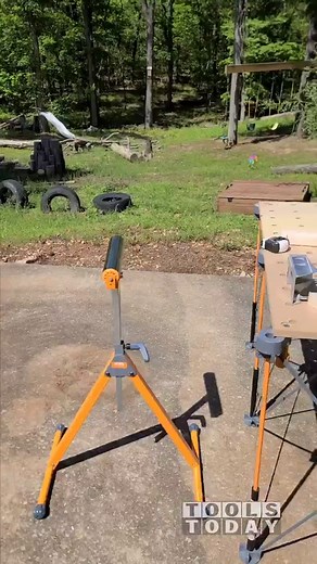 Setting up the Bora 4'x4' Centipede and Centipede Workbench Tops to act as a quick miter saw station for my Bosch 12" saw with the AGE MD12-976TBR thin kerf miter saw blade, all available on our website. This is a great quick miter station setup for on the go work. - - - - - - - #TeamTOOLSTODAY - - - - - - - #toolstoday #woodshop #workshop #garage #woodworking | Toolstoday Router Bits and Saw Blades