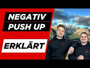 NEGATIVE PUSH-UPS | Schritt-für-Schritt zur richtigen Ausführung!🤝🏼