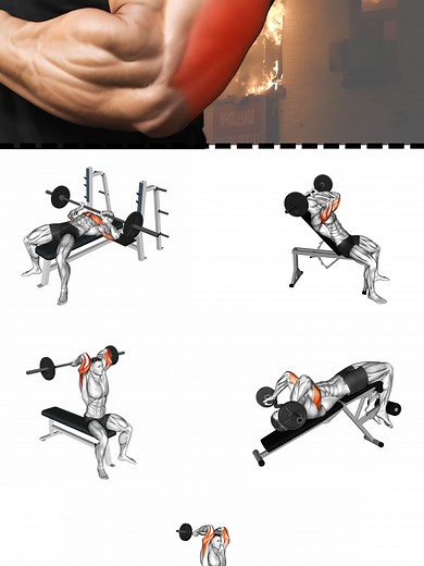 Barbell Triceps Workout for Strength and Size
