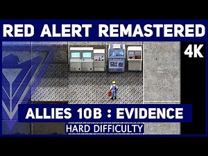 C&C Red Alert Remastered 4K - Allies Mission 10B Evidence - Hard Difficulty