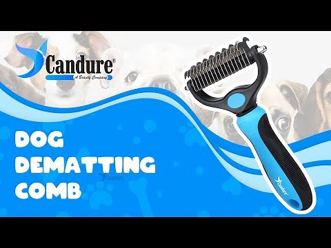 Dematting Comb for Dog and Cat, Pet Grooming Rake | Candure
