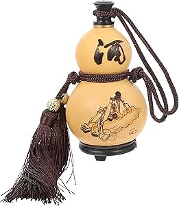Natural Gourd Bottle Gourd Hip Flask Sake Drink Ware s Drink Storage Bottle Japanese Decor Jug Japandi Decor Hot Sake Bottle Decanter Tank Wine Chinese Style