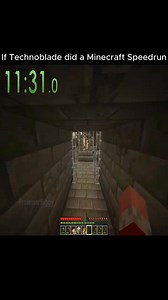 Technoblade Speedrun ( NO CHEAT) #fblifestyle | Diode TV