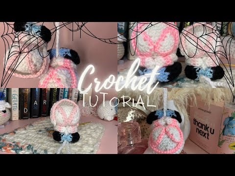 How to crochet Gwen Stacy hanging Spider-Man! 🕷️🕸️