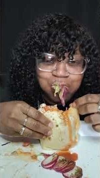 Falafel Wrap #eatingsounds #mukbang #food