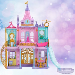 Disney Princess Magical Adventures Castle with 3 Levels, 10 Play Areas with Lights & Sounds