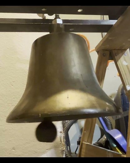 Baldwin Bronze Diesel Locomotive Bell - Circa 1950