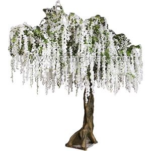 [Hot Item] Promotional Products Suitable for Price Artificial Wisteria Hanging Flowers Artificial Plants Wedding Decorations Wisteria Trees